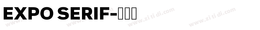 EXPO SERIF字体转换